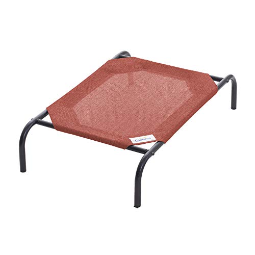 COOLAROO The Original Cooling Elevated Dog Bed, Indoor and Outdoor, Small, Terracotta