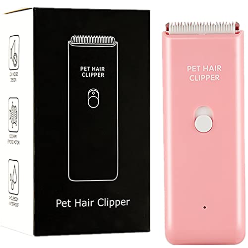 Dog Cat Home Hair Waterproof Clipper Portable Electric USB Rechargeable Pet Grooming Tools Low Noise Shaver Cordless Trimmer for Small and Large Pets