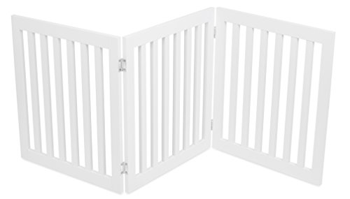 Internets Best Traditional Dog Gate For The Home Doorway Stairs 3 Panel 