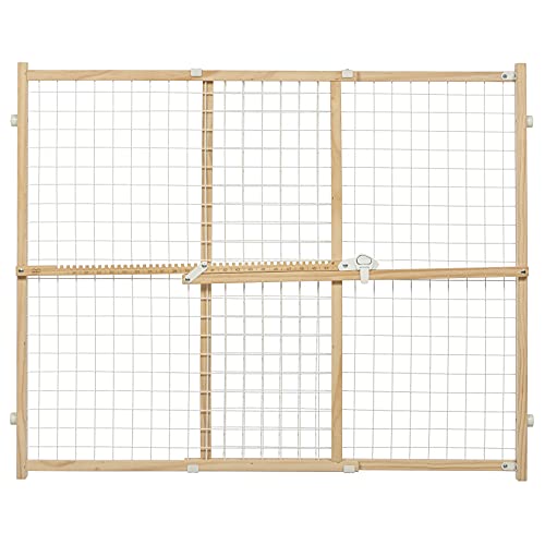 MidWest Homes for Pets Wire Mesh Pet Safety Gate, 32 Inches Tall & Expands 29-50 Inches Wide