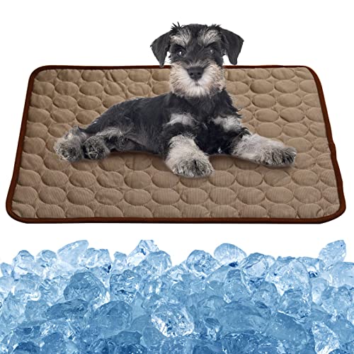 Pet Cooling Pad Dog Summer Sleeping Mat Ultralight Pet Cats Cooling Blanket Sleep Cushion Super Thin, Keep Pets Cool Comfort for Cats and Dogs for Kennel Sofa Bed Floor Travel Car Seats Large