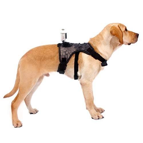 STOBOK Fetch Dog Harness No Pull Vest Harness Chest Harness Mount Adjustable Chest Strap Belt for Travel Action Cameras Accessories M