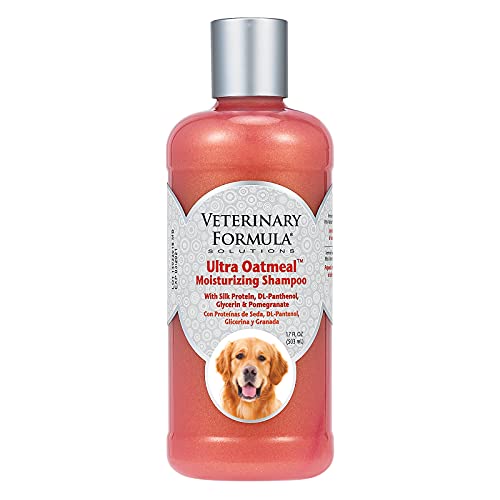 Veterinary Formula Solutions Ultra Oatmeal Moisturizing Shampoo for Dogs, 17 oz. – Moisture-Rich Nourishing Shampoo – Leaves Coat Clean, Soft, Silky, Shiny – Long-Lasting Fragrance (FG01210)