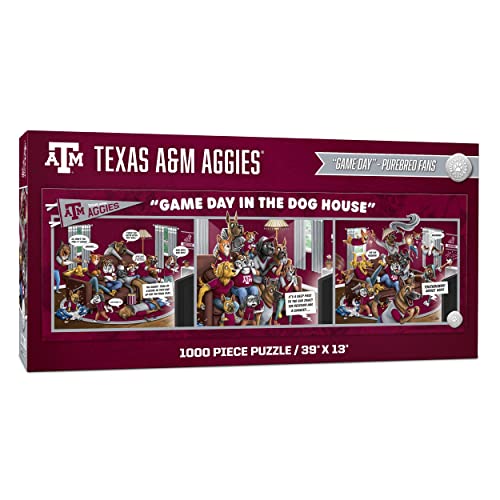 YouTheFan NCAA Texas A&M Aggies Game Day in The Dog House 1000pc Puzzle