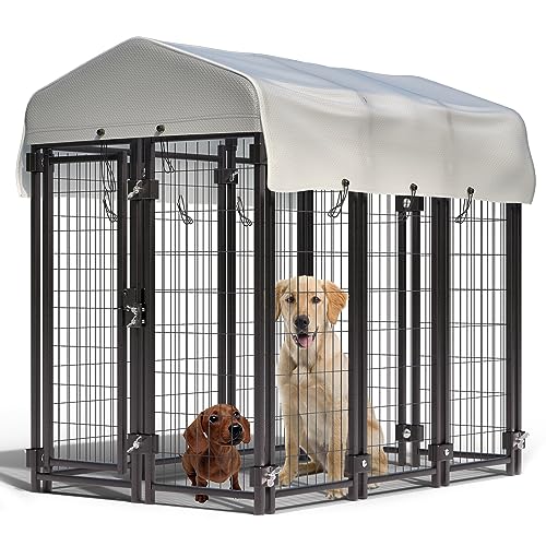 Outdoor Dog Kennel Roof 2024 - Vet Ranch - We Love Pets