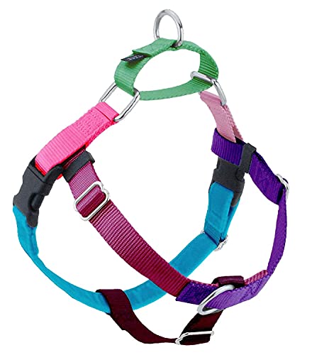 2 Hounds Design Freedom No Pull Dog Harness | Comfortable Control for Easy Walking |Adjustable Dog Harness | Small, Medium & Large Dogs | Made in USA | Solid Jellybean Colors