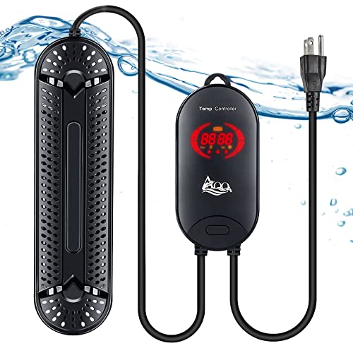 AQQA Aquarium Heater 1000W for 150-300 Gallon Submersible Fish Tank Heater for Aquarium Betta Fish Heater Aquarium Thermostat Heater Hydroponic Freshwater & Saltwater (1000W, 150-300Gal)