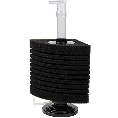 AQUANEAT Aquarium Bio Sponge Filter Breeding Beta Shrimp Nano Fish Tank Water Corner Filter 90 Gallon