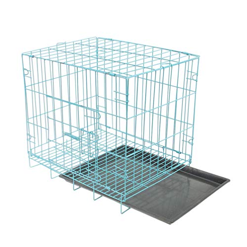 Balacoo Pet Folding Cage Pet Collapsible Dog Cage Suitable for Puppy Cat Rabbit Indoor Ourdoor Portable Pet Cage, Small Size, 35CM