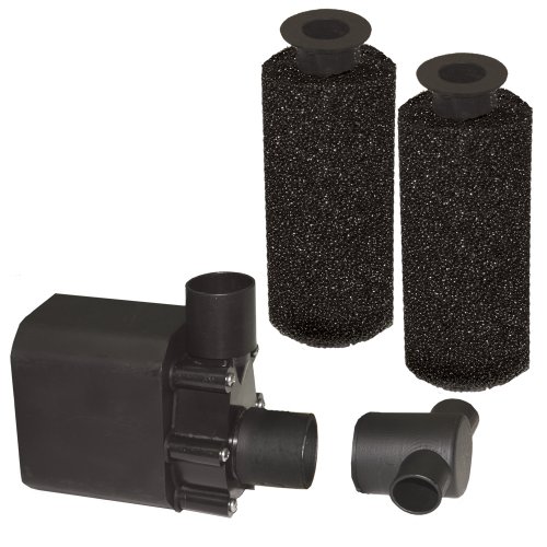 Beckett Corporation DP1800 Submersible Filters-Water Pump for Indoor/Outdoor Ponds, Fountains, Fish Tanks, Aquariums, and Waterfalls, 210 Gallons Per Hour, Black