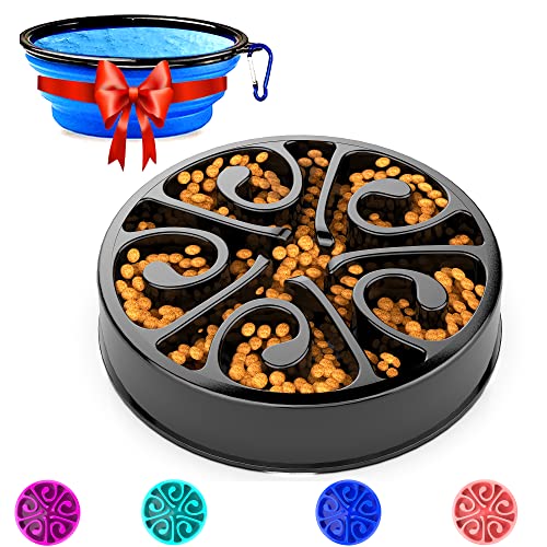 Freefa Slow Feeder Dog Bowls, (2 Cup) Dog Slow Feeder Bowl, Puzzle Dog Food Bowl, Maze Dog Food Bowl, Slow Feeder Dog Bowls Large Breed, Medium Breed, Small Breed, Slow Eating Bowl, Puppy Bowl