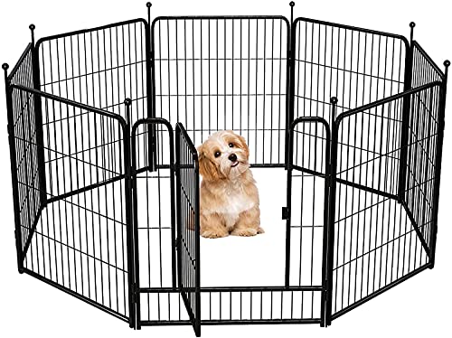 FXW Rollick Dog Playpen Designed for Camping, Yard, 32" Height for Small/Medium Dogs, 8 Panels