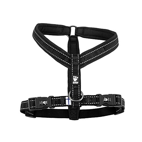 Hurtta Casual Padded Dog Y-Harness, Raven, 24 in