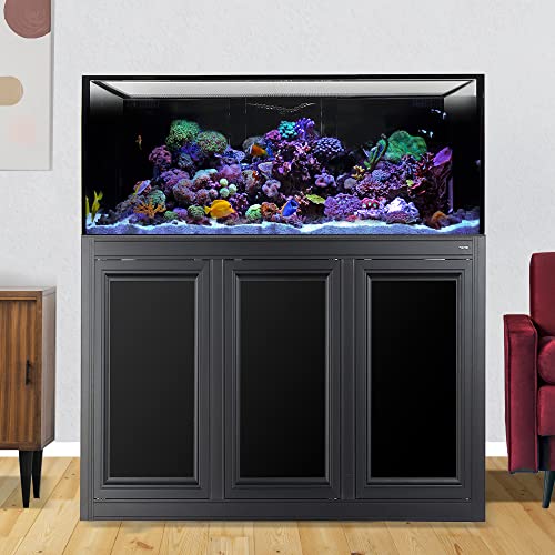 Innovative Marine 100 Gallon EXT External Overflow Aquarium - Complete Reef System with Black APS Stand