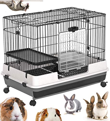 Rabbit Cage With Wheels 2024 - Vet Ranch - We Love Pets