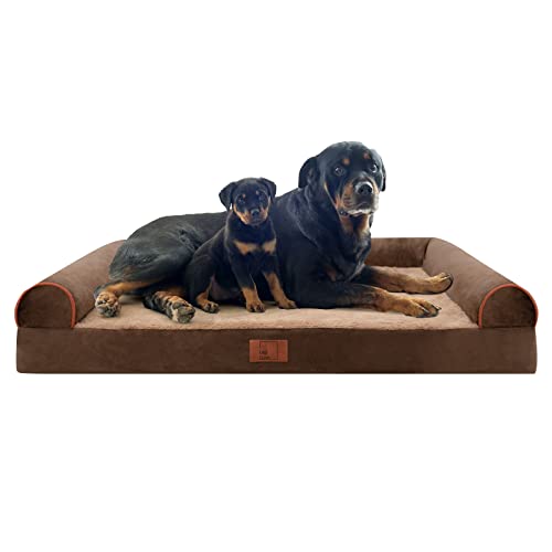 Lazy Lush XXL Dog Bed, Dog Beds for Extra Large Dogs, Large Dog Bed with Removable Washable Cover, Outdoor Dog Bed, Large Dog Beds, Washable Dog Bed