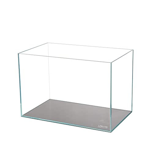 Lifegard Aquatics Low Iron Ultra Clear 17 Gallon Mitered Glass Crystal Aquarium – Rimless, 45° Beveled Edge Glass