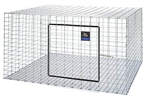 LITTLE GIANT Wire Rabbit Hutch - Pet Lodge - Heavy Duty Galvanized Rabbit Home, Easy to Assemble (30" x 36") (Item No. AH3036)