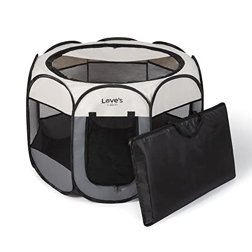 Portable Puppy Playpen 2024 Vet Ranch We Love Pets   Loves Cabin Pet Puppy Dog Playpen Small Dog Tent Crates Cage 2 