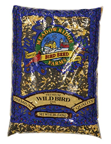 Meadow Ridge Farms Premium Wild Bird Seed Mix, 8-Pound Bag