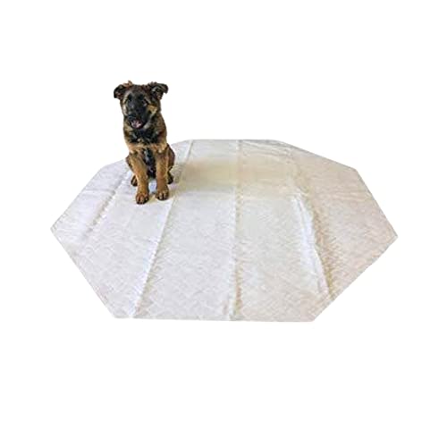 Midlee Reusable Octagon Playpen Dog Pee Pad-64" x 64" Set of 2- Washable Whelping Puppy Whelping Pet Pad Mat