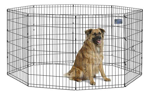 MidWest Homes for Pets Foldable Metal Dog Exercise Pen / Pet Playpen, 24'W x 36'H