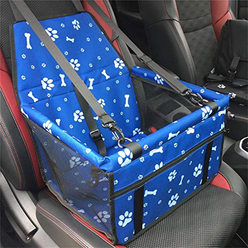 Myuilor Pet Dog Car Booster Seat Carrier,Portable Foldable Carrier with Seat Belt for Dog Cat up to 30lbs …