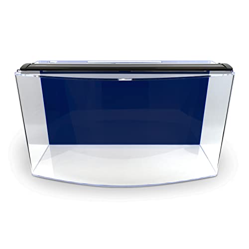 North American Pet SeaClear 46 gal Bowfront Acrylic Aquarium Combo Set, 36 by 16.5 by 20", Cobalt Blue