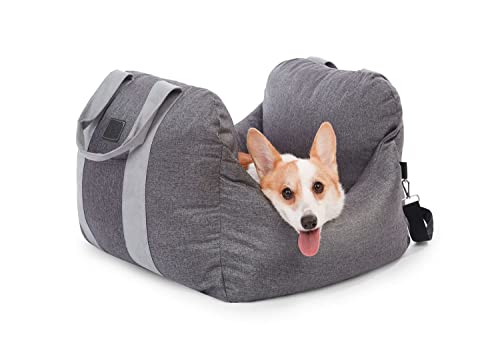 PET AWESOME Dog Car Seat, Puppy Booster Seat, Travel Carrier Bed for Small and Medium Pets