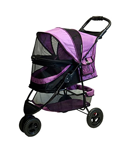 Pet Gear No-Zip Special Edition 3 Wheel Pet Stroller for Cats/Dogs, Zipperless Entry, Easy One-Hand Fold, Removable Liner