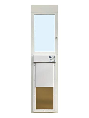 Power Pet Electronic Dog Door - High Tech Pet Electronic Pet Doors - Fully Automatic Sliding e-Glass Electronic Dog Doors - Pets up to 100 lbs - Large - Regular 75" - 80-1/4" Patio Doors - PX2-SRE