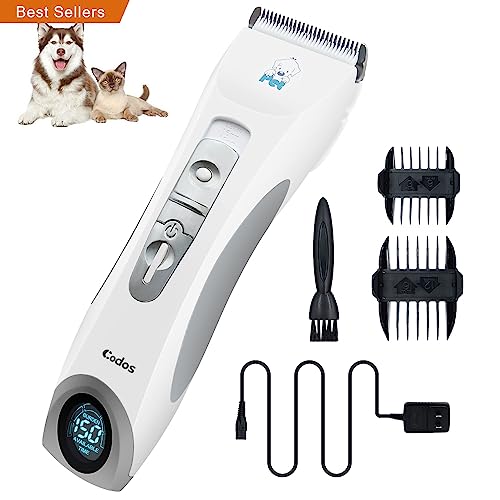 Quiet Cat Clippers for Matted Hair, Cat Shavers for Matted Long Hair, Silent Cat Shears Grooming Kit with Combs