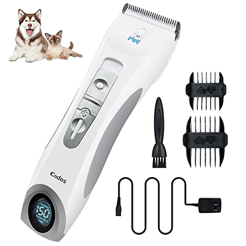 Quiet Cat Clippers for Matted Hair, Cat Shavers for Matted Long Hair, Silent Cat Shears Grooming Kit with Combs