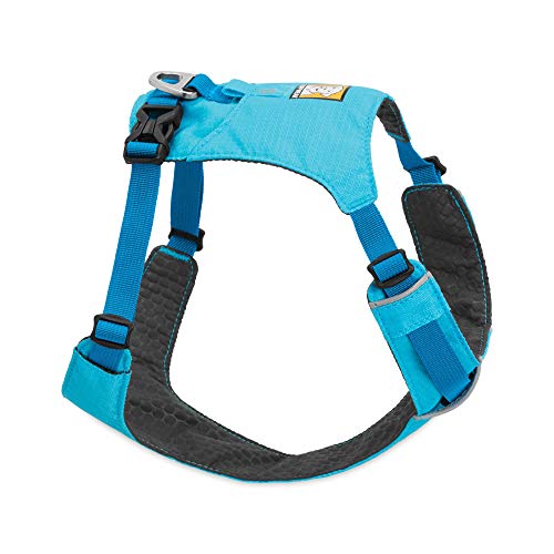 Ruffwear, Hi & Light, Everyday Lightweight Dog Harness, Trail Running, Walking, Hiking, All-Day Wear, Blue Atoll, Medium