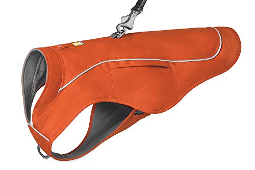 Ruffwear, Overcoat Fuse Jacket Harness Combo for Dogs, Canyonlands Orange, Small