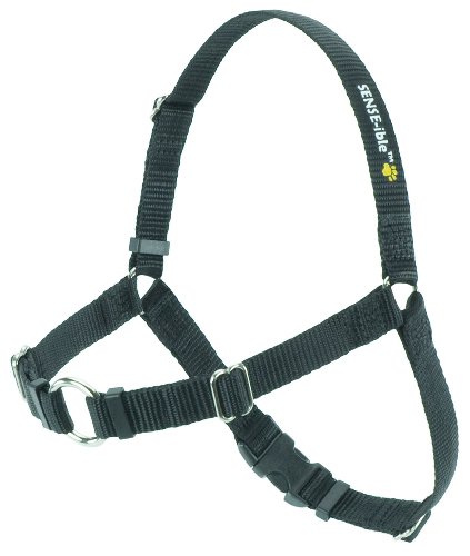 Softouch Sense-ible No-Pull Dog Harness - Black Medium