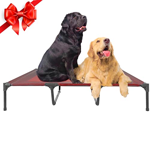 suddus Elevated Dog Beds Waterproof Outdoor, Portable Raised Dog Bed, Dog Bed Off The Floor, Dog Bed Easy Clean Indoor or Outdoor Use, Multiple Sizes