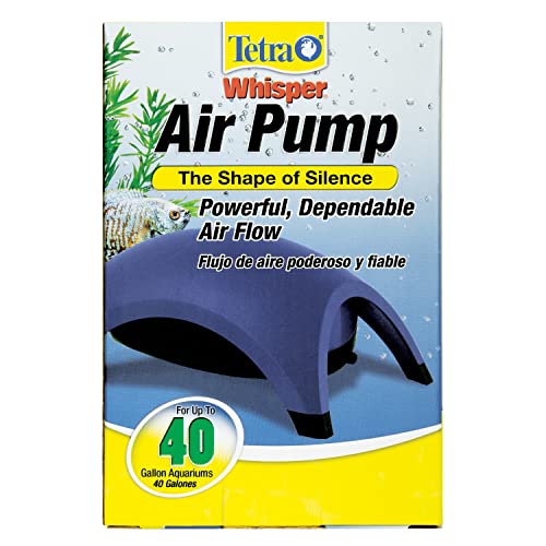 Tetra Whisper Air Pump 20 To 40 Gallons, For Aquariums, Powerful Airflow, Non-UL Listed
