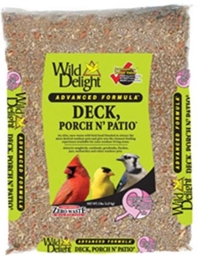 Wild Delight Deck, Porch N' Patio No Waste Bird Food, 5 lb
