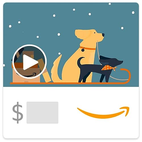 Amazon eGift Card - Winter Sled Dogs (Animated)