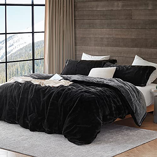 Byourbed Chunky Bunny - Coma Inducer® Oversized Queen Comforter - Rabbit Black