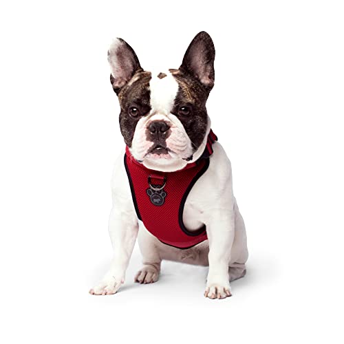 Canada Pooch Everything No Pull Dog Harness - Easy Walk Harness for Dogs with Breathable Mesh Exterior, Adjustable Dog Walking Harness Great for Dogs Red/L