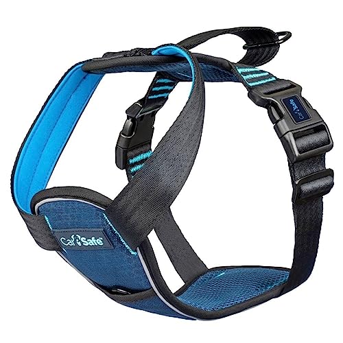 CarSafe Crash Tested Dog Harness Blue Medium