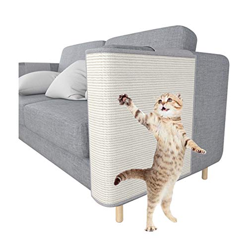 Cat Scratcher Couch- Natural Sisal Furniture Protection from Cats - Corner cat Scratcher for Couch,Chair,Sofa - Easy Installation