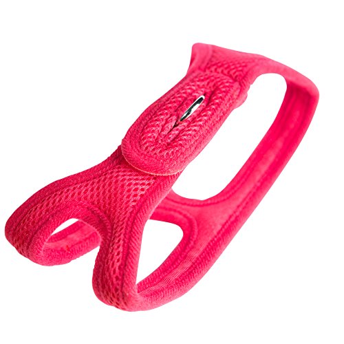 ChokeFree AS-VL-RD Velpro Mesh Pet Shoulder Harness Collar, 18", Red