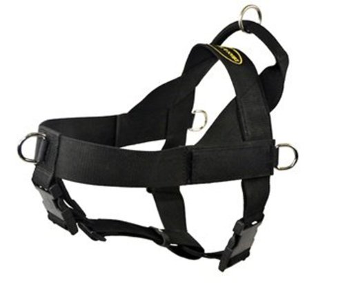 Dean & Tyler D&T UNIVERSAL BK-XL DT Universal No Pull Dog Harness with Adjustable Straps, X-Large, Fits Girth, 91cm to 119cm, Black