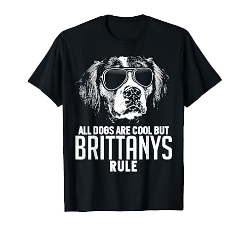 Dogs are Cool But Brittany Spaniels Rule Funny T-shirt