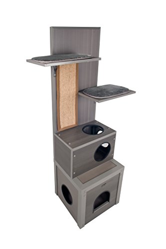 ecoFLEX Kitty Klimber - Cat Tree - Grey