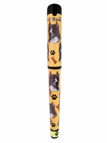 E&S Pets Pit Bull, Brindle Pen Easy Glide Gel Pen, Refillable with A Perfect Grip, Great for Everyday Use, Perfect Pit Bull, Brindle Gifts for Any Occasion