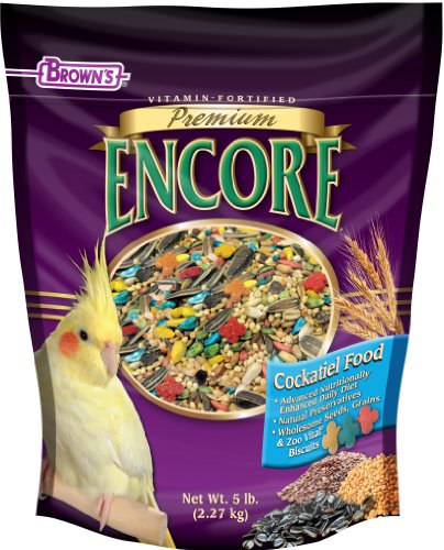 F.M. Brown'S Encore Cockatiel Food, 5-Pound